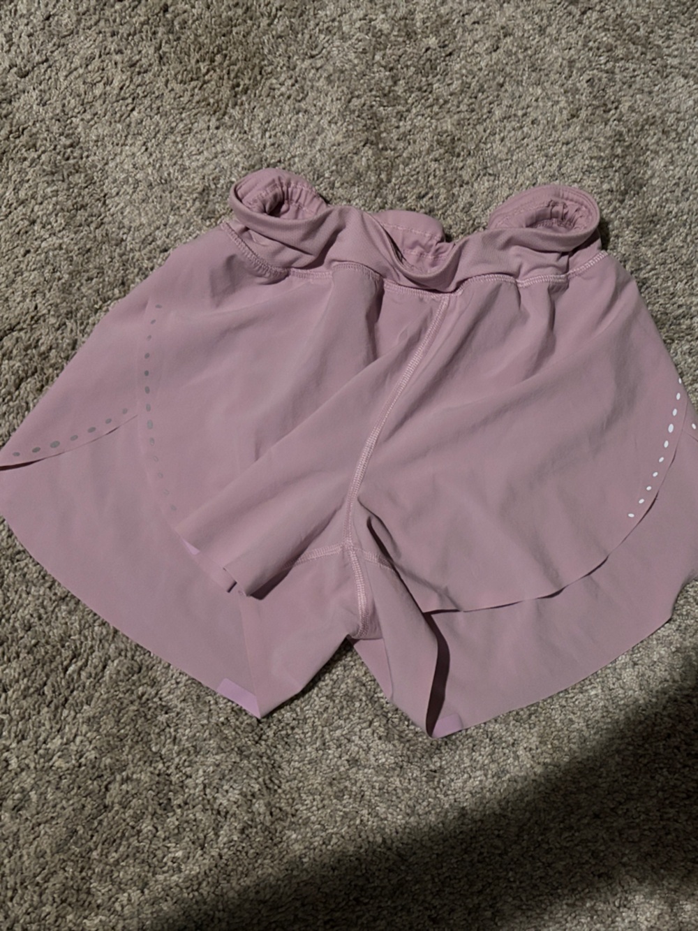 lululemon athletica women's mauve pink athletic shorts